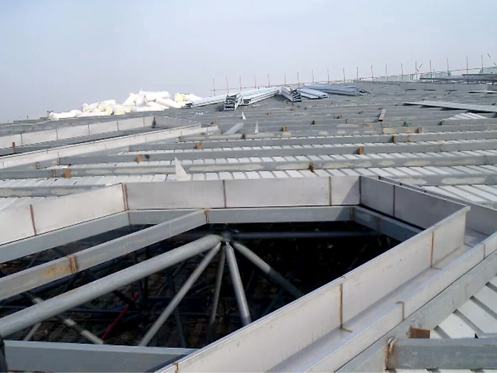 兰溪安吉县体育馆网架