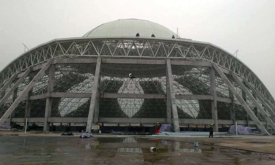 兰溪温泉馆网架工程