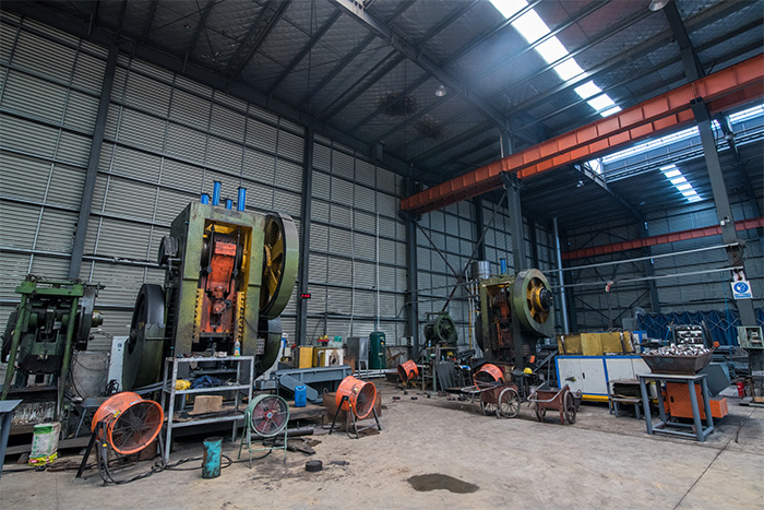 兰溪网架配件-锥头加工车间